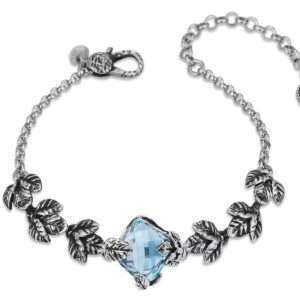 Luca Barra Bracciale Donna Acciaio Con Quadrifoglio Ip Gold E Cristalli – Modello BK2337