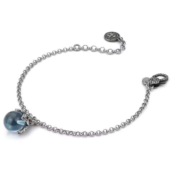 Boccadamo Bracciale con cristallo acquamarina