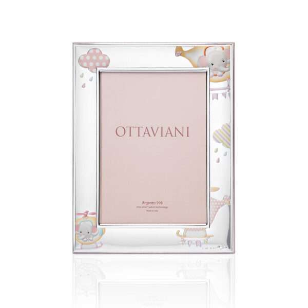 Ottaviani Portafoto bimba Elefantino in elicottero