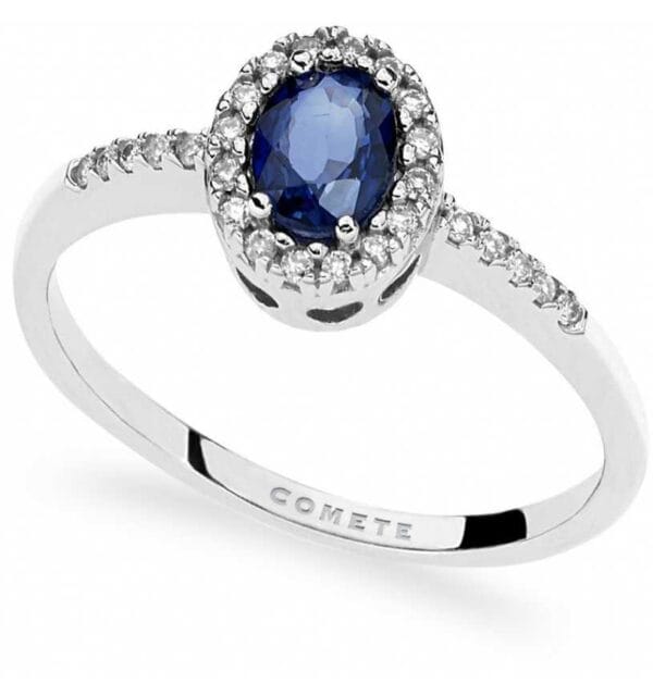 Comete anello donna in zaffiro con diamanti ANB 1891